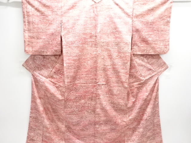 JAPANESE KIMONO / ANTIQUE DAIMYO PROCESSION PATTERN AUTHENTIC OSHIMA T